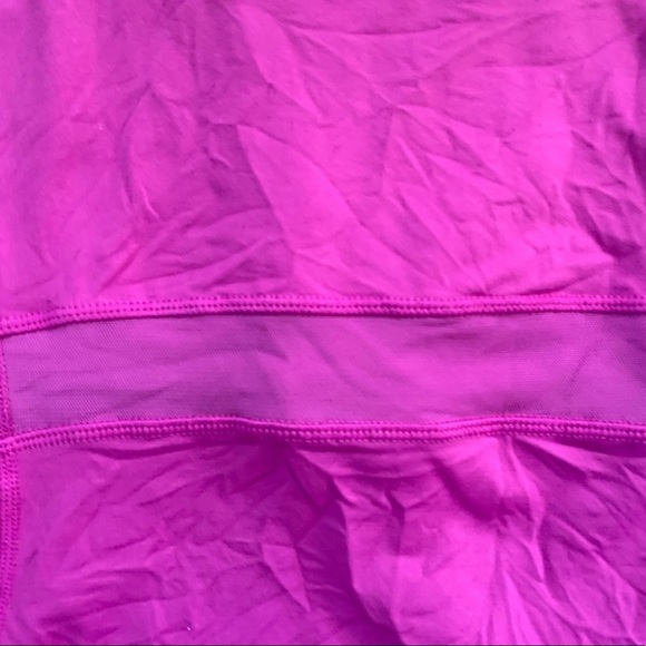 Lululemon Wom tanks (2) activewear black magenta pink purple Sz 4 racerback - Picture 4 of 13